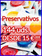 Preservativos desde 15 euros